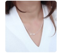Letter I Silver Necklace SPE-5523